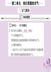 2019年中考化学一轮复习 第1部分 夯实基础 第2单元 我们周围的空气 3 制取氧气课件