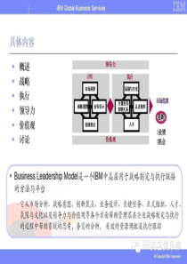 战略制定模型(BLM)