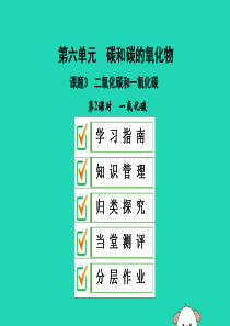 2019年秋九年级化学上册 第六单元 碳和碳的氧化物 课题3 第2课时 一氧化碳课件 （新版）新人教