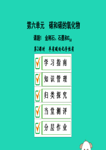 2019年秋九年级化学上册 第六单元 碳和碳的氧化物 课题1 第2课时 单质碳的化学性质课件 （新版