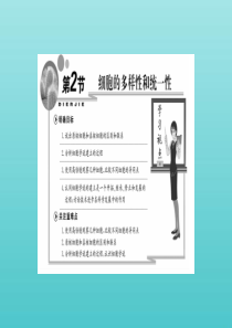 2019高中生物 第1章 第2节 细胞的多样性和统一性课件 新人教版必修1