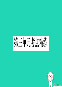 2019春七年级道德与法治下册 第三单元 在集体中成长考点精练习题课件 新人教版