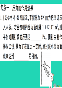 2019春九年级物理全册 复习基础训练 第五单元 压强与浮力习题课件 （新版）沪科版