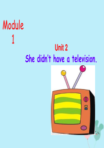 2019版五年级英语下册 Module 1 Unit 2 She didn’t have a tel