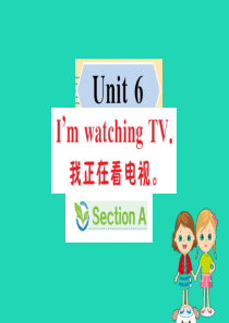 2019版七年级英语下册 Unit 6 I’m watching TV Section A训练课件 