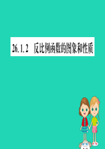 2019版九年级数学下册 第二十六章 反比例函数 26.1 反比例函数 26.1.2 反比例函数的图