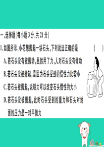 2019八年级物理下册 期末检测卷课件 （新版）新人教版