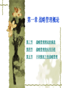 战略管理第一章(二)