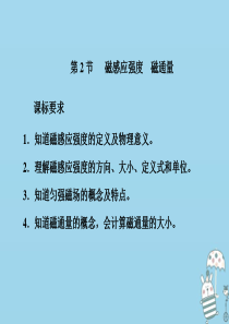 2019-2020学年新教材高中物理 第十三章 电磁感应与电磁波初步 第2节 磁感应强度 磁通量课件