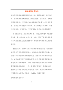 战略规划的是与非(doc9)(1)