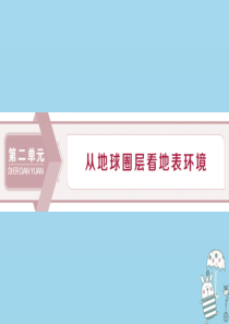 2019-2020学年新教材高中地理 第二单元 从地球圈层看地表环境 2.1 大气圈与大气运动 第1