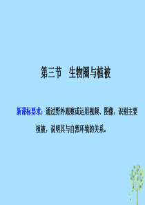 2019-2020学年新教材高中地理 第2单元 从地球圈层看地表环境 2.3 生物圈与植被课件 鲁教