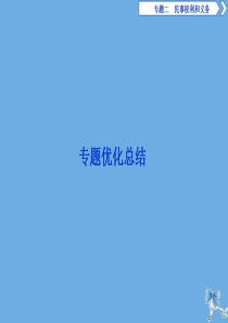 2019-2020学年高中政治 专题二 民事权利和义务专题优化总结课件 新人教版选修5