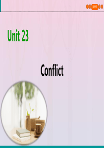 2019-2020学年高中英语 Unit 23 Conflict Period 6 Writing课