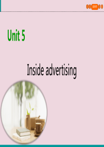 2019-2020学年高中英语 Unit 5 Inside advertising Period 1