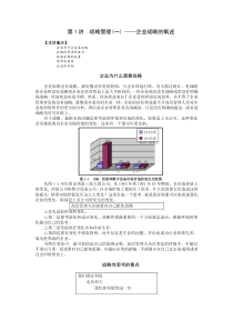 时代光华课件——企业战略管理