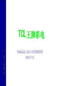 智威汤逊-TCL广告策略推荐