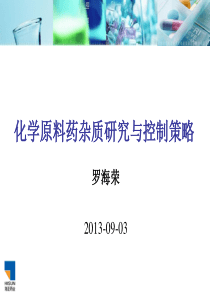 杂质研究思路及控制与去除策略-罗海荣