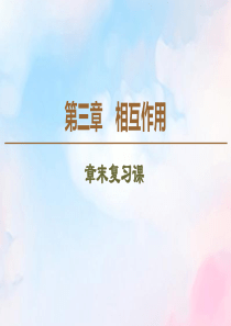 2019-2020学年高中物理 第3章 章末复习课课件 新人教版必修1