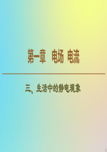 2019-2020学年高中物理 第1章 3 生活中的静电现象课件 新人教版选修1-1