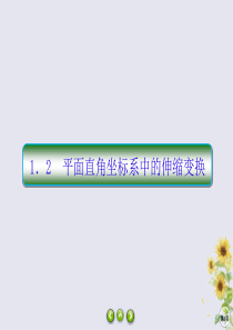 2019-2020学年高中数学 第一章 坐标系 1-1-2 平面直角坐标系中的伸缩变换课件 北师大版