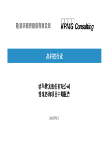 毕马威—清华紫光战略改进与实施项目诊断报告