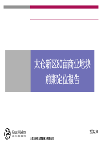 江苏太仓新区80亩商业地块别墅项目前期定位报告_104p_开发策略