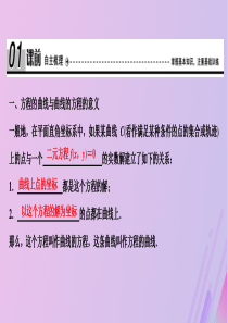 2019-2020学年高中数学 第三章 圆锥曲线与方程 4 曲线与方程 4.1 曲线与方程课件 北师