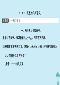 2019-2020学年高中数学 第三章 数系的扩充与复数的引入 3.1.2 复数的几何意义课件 新人