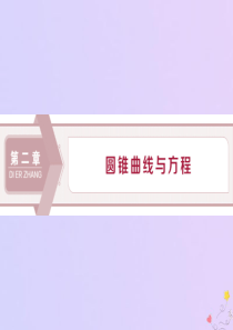 2019-2020学年高中数学 第二章 圆锥曲线与方程 2.1.1 曲线与方程 2.1.2 求曲线的