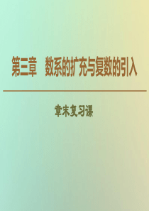 2019-2020学年高中数学 第3章 数系的扩充与复数的引入章末复习课课件 新人教B版选修1-2