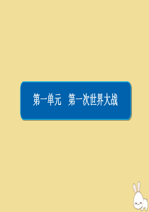 2019-2020学年高中历史 第一单元 第一次世界大战 1.4 第一次世界大战的后果课件 新人教版