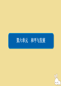 2019-2020学年高中历史 第六单元 和平与发展 6.3 和平与发展 当今世界的主题课件 新人教