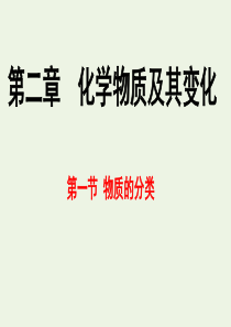 2019-2020学年高中化学 专题2.1.1 简单分类法及其应用课件 新人教版必修1