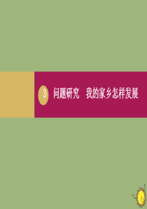 2019-2020学年高中地理 第四章 区域经济发展 4.3 问题研究 我的家乡怎样发展（A）课件 