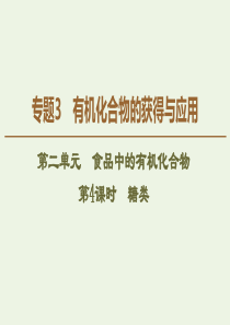 2019-2020年高中化学 专题3 第2单元 第4课时 糖类课件 苏教版必修2