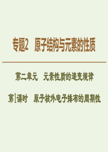 2019-2020年高中化学 专题2 第2单元 第1课时 原子核外电子排布的周期性课件 苏教版选修3