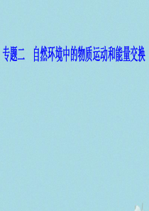 2019-2020年高中地理学业水平测试复习 专题二 自然环境中的物质运动和能量交换 考点7 地表形