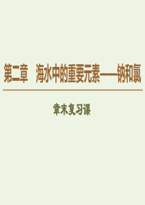 2019-2020版新教材高中化学 第2章 章末复习课课件 新人教版必修第一册