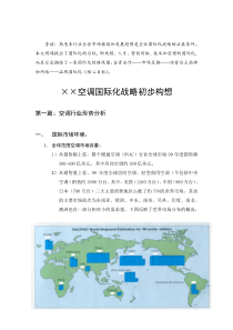 空调国际化战略初步构想