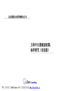 万科战略规划_美国房地产公司标杆研究_209页