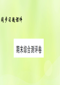 2018年秋九年级历史上册 期末综合测评卷习题课件 新人教版