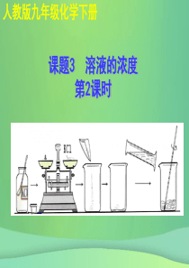 2018年秋九年级化学下册 第九单元 溶液 课题3 溶液的浓度（第2课时）教学课件 （新版）新人教版