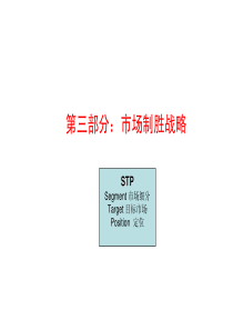 第三部分市场制胜战略(STP)3