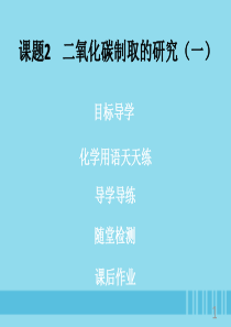 2018年秋季开学九年级化学上册《第六单元 碳和碳的氧化物》课题2 二氧化碳制取的研究（1）（课堂导