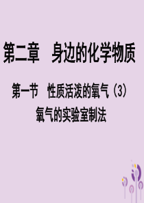 2018年九年级化学上册 第2章 身边的化学物质 2.1 性质活泼的氧气（3）课件 沪教版