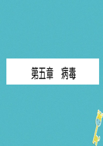 2018年八年级生物上册 第5章 病毒作业课件 （新版）新人教版