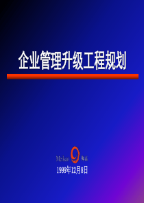 企管升级工程规划（PPT31页)