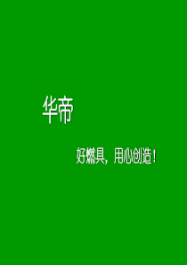 策划案例_华帝燃具品牌核心概念及推广策略