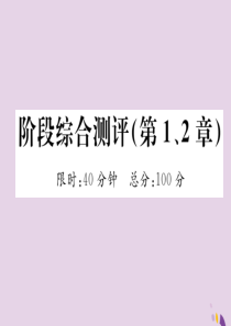 （遵义专版）2018中考化学总复习 第1编 教材知识梳理篇 阶段综合测评（第1、2章）课件